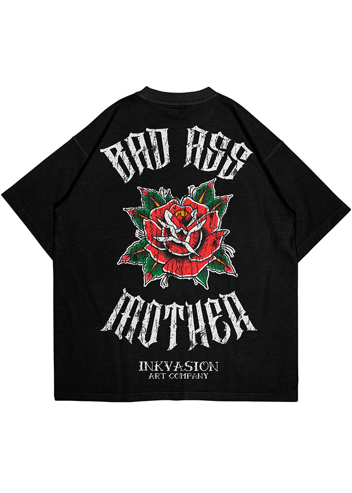 POLERA NEGRA BAD ASS MOTHER