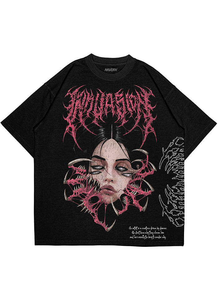POLERA DEMON GIRL (Kuchisake-onna)