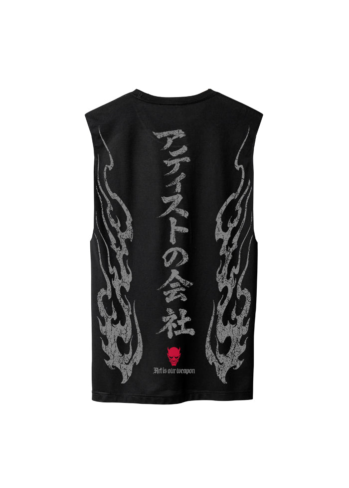 POLERA SIN MANGAS KANJI 01 - PATH OF THE RONIN